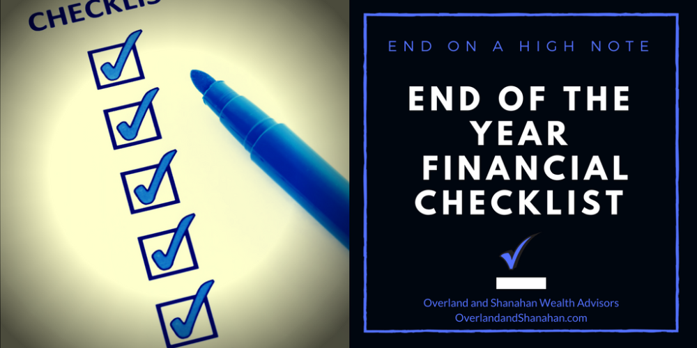 End of the Year Financial Checklist - High Bluff Private Wealth