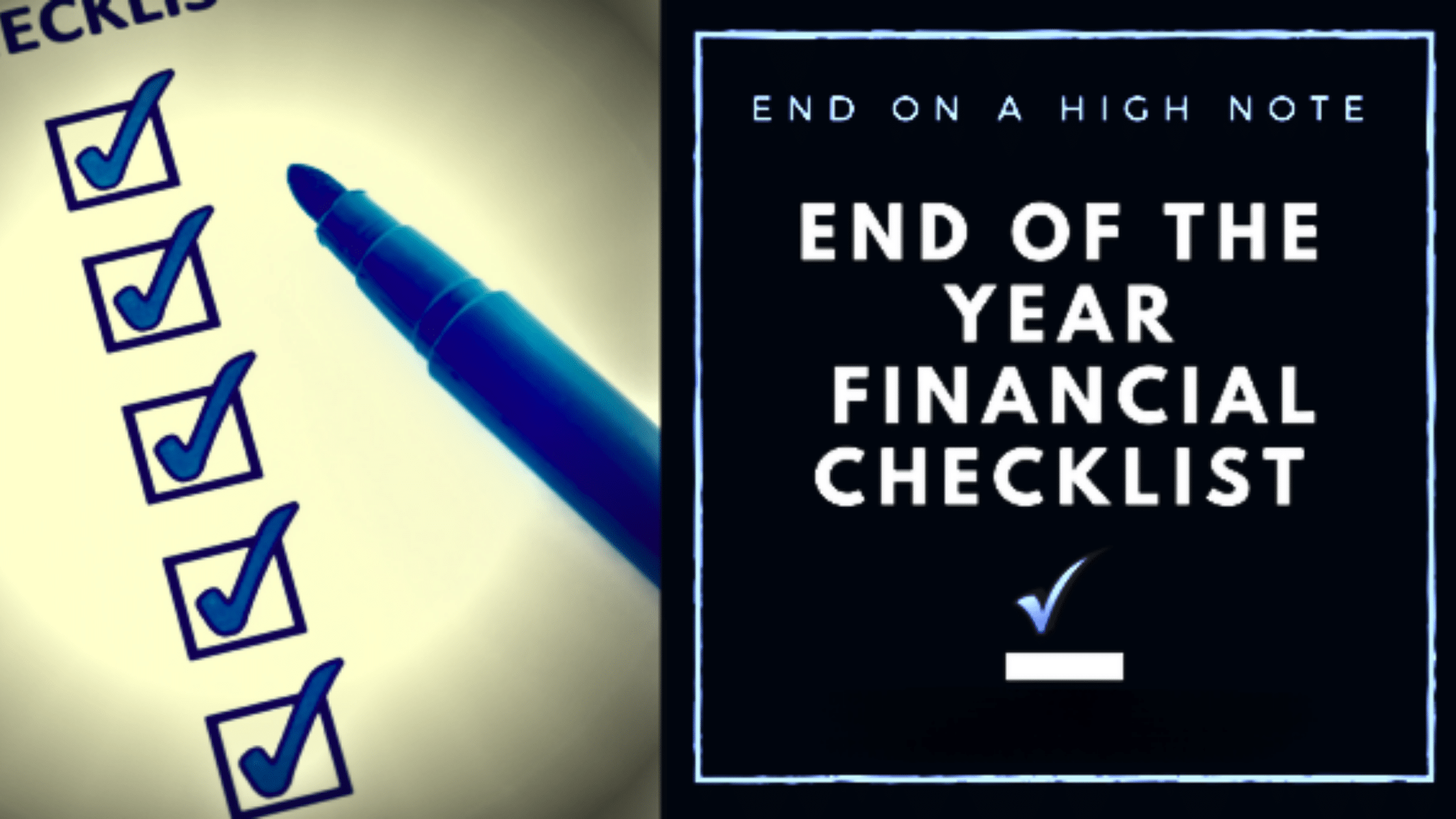 End of the Year Financial Checklist